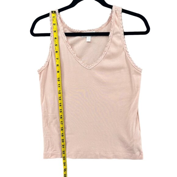 SLEEP The White Company Sleep Shirt Womens Light Pink Sleeveless V Neck Size M - Picture 6 of 7